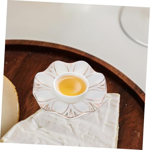 Ciieeo Ceramic Candle Holder for Taper Candles Modern Minimalist Design Small Decorative Stand for Dining Table Living Room and for Festivals and Romantic Ambiance