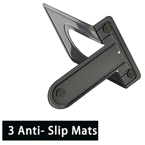 Book Ends, Heavy Duty Bookends to Hold Books, Metal Bookends for Home Office Decorative, Book Ends for Heavy Books/Movies/CDs, Black 6.5 x 5 x 5.7 in, 7 Pair/ 14Piece