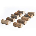 Rustic Real Wood Place Card Holders Table Numbers Holder Stand Memo Holder Card Photo Picture Note Clip Holders for Wedding Party Christmas Table Number Sign - size: 10pcs place card holders, style: 10 Pcs-02
