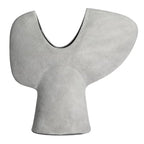 Bloomingville Modern Terracotta Abstract Vase, Grey - color: Distressed Grey