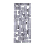 SEI Furniture Wavson Wall Sculpture, Geometric 3D Design, Unique Mounting Wall Art, Silver, 47.00" x 2.25"