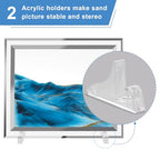 Coitak Moving Sand Art Picture, Dynamic Sand Picture, Desktop Sand Art for Home Decor and Office (12x10inch) - size: 12x10inch