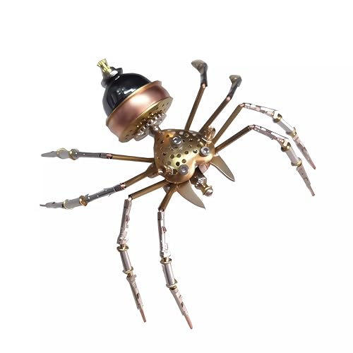 Mechanical Metal DIY 3D Insect Spider Model Brass Puzzle Assembly DIY for Family and Friends(Jumping Spider) - style: Jumping spider