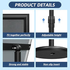 Relx Sign Holder Stand 11*17 inches - Adjustable Floor Standing Sign Holder - Signage Stand with Snap-Open Frame Display for Malls,Schools,Restaurants (black) - color: black1