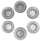 Mason Jar Lifestyle Tea Light Candle Holder Metal Lid Inserts for Mason, Ball, Canning Jars (6 Pack, Wide Mouth) - size: Wide Mouth