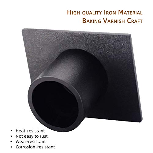 Black Taper Pillar Candle Holders, Set of 4 Candlestick Holder Centerpieces for Home Decoration, Wedding Anniversary, Party, Housewarming Gifts - color: 203084-4