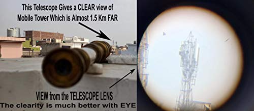 Scout Regiment Brass Telescope 19" London 1940 Broadhurt Clarkson Antique Replica Spyglass Scope High Resolution DF Lens Brilliant Magnification (Scout -19")