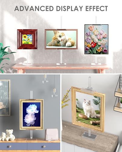 Adjustable Tabletop Acrylic Easel Stand for Picture Frames & Photo Display – Art Easel, Holds Frames up to 30" H, Perfect for Table Decor, Wedding Sign, Artwork Holder - size: 1-Pack, 30"H