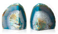 Agate Bookend Teal (2-3.5 lbs) - color: Teal, size: 2 - 3.5 lb