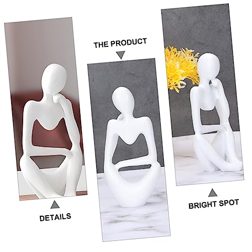 Zerodeko Abstract Thinker Sculpture Art Ornament for Home Decor Figure for Living Room Bedroom and Office Decoration