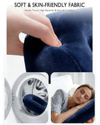 Miledi Tablet Pillow Stand, Compatible with 4.7"-12.9" Kindle, iPad, Phone/Tablet, 360° Rotating Phone Holder for Bed, Detachable Bowl, Reading and Relaxation on Bed (Blue) - color: Blue