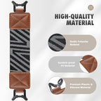 MoKo Security Hand-Strap for 9-11 Inch Tablet, iPad/iPad Pro/iPad Air/Kindle Fire HD/Samsung, High-Elasticity Versatile Hand Strap Lightweight Finger Grip Holder, Brown - color: Brown, style: Patterned Strap
