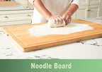 Allsum 36x24" Bamboo Cutting Board for Kitchen, Extra Large Wood Stove Top Cover, Noodle Board over Sink, Charcuterie Cheese Serving Tray with Side Handles and Juice Grooves - size: 36"L x 24"W