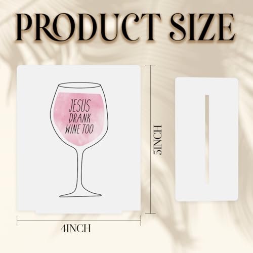 Funny Office Home Decor - Minimalist Acrylic Desk Piece for Office, Room & Lounge, Modern & Durable, 4 × 4.7 Inches