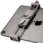 SHINEWEE Full Metal Tablet Tripod Holder - Compatible with iPad mini/Air/Pro | 1/4" Screw & Arca-Swiss Dovetail Mounts | Universal Tablet Clamp Adapter