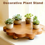 Decorative Wooden Tray, 10" Rustic Wood Soap Tray for Kitchen and Bathroom Counter Organizer Farmhouse Kitchen Decor Wooden Riser for Soap Dish, Perfume, Candle, Potte(2 Packs)