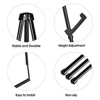 Portable Art Easel Stand 63 Inches - Black Picture Stands for Display w/Bag - Tabletop Art Easel Stand for Sign, Wedding Signs, Poster Stand, Painting Canvas Stand - Metal Tripod, Easels for Display - style: 63 Inch Anthracite Black (1 Pack)