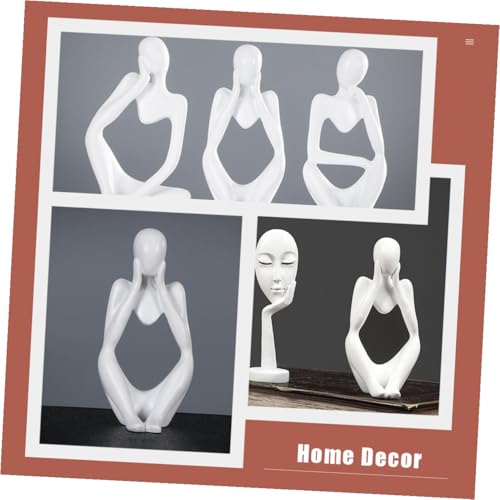 ORFOFE Mid Century Modern Decor Abstract Sculpture Home Supply Living Room Decor Wall Aesthetic