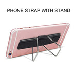 Cell Phone Holder for Hand, CISID Phone Finger Holder Loop Strap Grip with Stand for Phone Suitable for iPhone Samsung and Most Smartphones(Black Black Black Black 4PCS) - color: Black,Black,Black,Black,