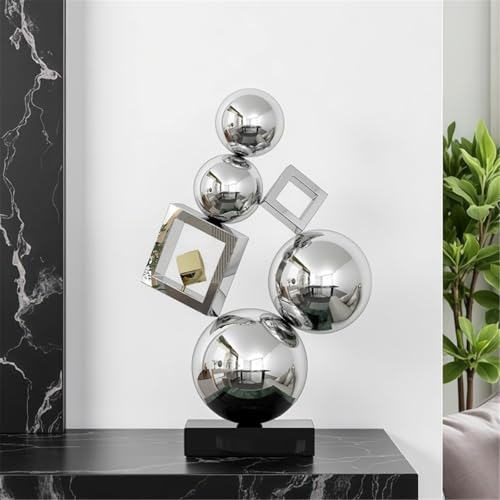 Statue Decorations Luxury Living Room TV Cabinet Wine Cabinet Ornaments Entryway Decorations Metal Crafts Home Decor Object