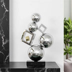 Statue Decorations Luxury Living Room TV Cabinet Wine Cabinet Ornaments Entryway Decorations Metal Crafts Home Decor Object