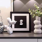 Milnnie 9×9" Modern Luxury David Frame Art Decor – Minimalist Resin Bust in Black and White Shadow Box, Wall or Tabletop Accent for Living Room, Bedroom, Office, Gallery or Gift Display