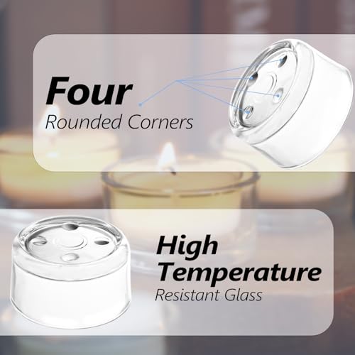 Jeffbaubl 30 PCS Tealight Candle Holder, Small Votive Candle Holders, Clear Glass Tea Light Holders Bulk for Wedding, Home Decor, Table Centerpiece, for 1.5Inch Tealight
