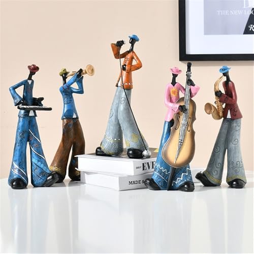 Statue Decorations Creative Retro Band Art Ornaments Music Characters Living Room Bookshelf Wine Cabinet Light Luxury Decorations Home Decor Object