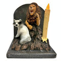 The Bradford Exchange Harry Potter The Journey to Hogworts Bookend Collection Issue #6: Gryffindor and Hufflepuff Illuminated Sculptural and Meticulously Hand-Crafted 7.5-inches