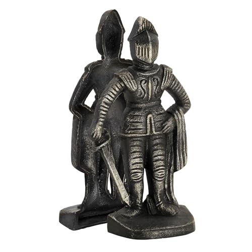 Design Toscano SP14917 Medieval Knight Iron Bookends, bronze - style: Medieval Knight