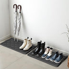 Azadx Rubber Boot Tray, Shoe Trays for Entryway, Versatile Boot Mat Tray with Raised Edge, Rubber Door Mat for Outdoor Doormats, 16x32 Inch 2 Pack - size: 16" x 32" 2pack