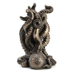 Veronese Design 5 3/8" Tall Corner Room Octopus Resin Statue Bronze Finish Single Shelf Bookend