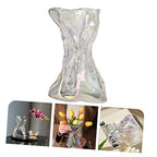Glossy Abstract Vase Glass Statue Farmhouse Style Unique Shape Perfect Present