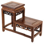 Gadpiparty Chicken Wenge Wood Base Display Stand 7.5X5.7X3.4 Inch Riser for Vases Statues and Home D Cor Accents