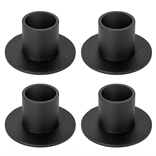 4 Pcs Black Candle Holders Retro Candlestick Holder Farmhouse Decor for Home Wedding Party Anniversary Housewarming Gifts for Women Men - color: 211165-4