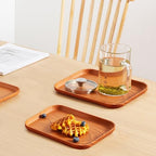 Wood Grain Plastic Serving Platters and Trays,Serving Dishes for Entertaining,Platters Serving Food,Appetizer Serving Trays for Snacks,Charcuterie,Chips,Candy,Fruit,Sushi Coffee Cosmetics Accessories - color: Tray-s-2pack-wood Grain