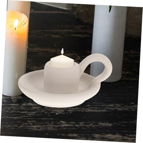 Ceramic Candle Holder Nordic Style Modern Minimalist Candlestick for Wedding Party Dining Table Decoration Romantic Home Ornament