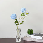 Kitcom Flower/Bud Crystal Vase Decorative Vases for Home, Wedding, Christmas, Outline Dimensions W2.4''xH6.3'', Clear with Gift Box - size: Medium