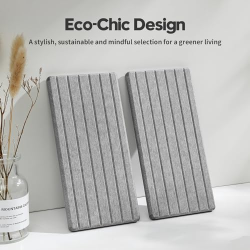 Razborci 2PCS Instant Dry Diatomite Stone Counter Makeup Tray Organizer, Fast Drying Caddy Kitchen Sponge Holder Mat, Bathroom Vanity Toothbrush Bottle Dispenser Soap Dish Rack, Light Gray, 8"x 3.8" - color: 2pcs - 8"x 3.8" - Light Gray