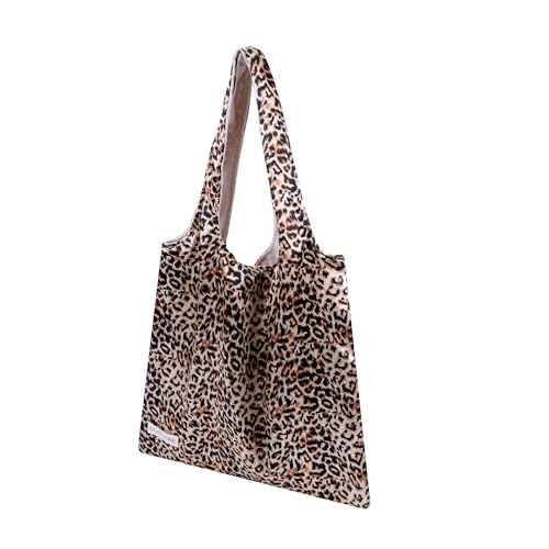 DGAZ Designer Shoulder Bags for Women, Luxury Tote Bag with Zipper, Large Shoulder Hobo Bags - color: Leopard a
