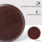 Falling in Art Wood Round Base-Hand Casting Structure Base, DIY Crafts, Keepsake Display, Art Exhibition, Home Decoration, 7'' - size: Round 7''