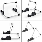 Kinizuxi Tablet Stand Adjustable, Aluminum Alloy Non-Slip Tablet Holder for Desk Fit for Tablets, ipad Samsung and Kindle Fire, Display Stand Picture Frame Stand for Photo