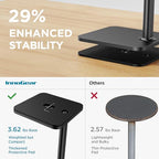 InnoGear Overhead Phone Mount, Heavy Duty Aluminum Phone Stand Tabletop Cooking Tripod for Desk Flexible Cell Phone Holder for Live Streaming, Meeting, Cooking, Recording