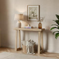 Plank+Beam Solid Wood Console Table, 36 Inch, Sofa Table, Narrow Entryway Table for Hallway, Behind The Couch, Living Room, Foyer, Easy Assembly, Blonde - color: Blonde, size: 36" Console Table