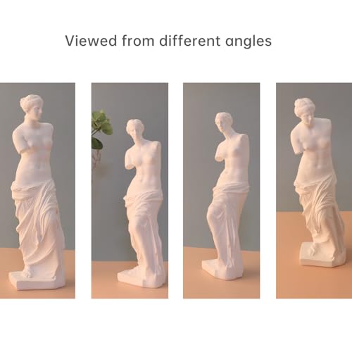 Venus de Milo Statue, 11 Inches Greek Goddess Aphrodite Resin Sculpture, Beautiful Roman Mythology Art Figurine Ornament for Home or Office Decor (Venus Sculpture) - style: Venus Sculpture