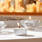 50-Pack Pure Beeswax Tealight Candles in Aluminum Cups - 4-5 Hour Burn Time, Lead-Free Cotton Wick, Natural Unscented Candles，White - color: White