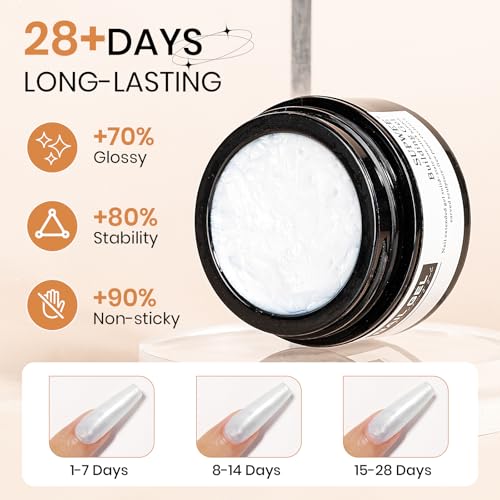 3d Gel Nail Art Sculpture Non Stick Hand Molding Gel for Nails Multifunctional Solid Builder Gels for Extension Carving Sculpting Beauty Charms for Beignner and Salon DIY - color: Clear&Pink&Pearl White