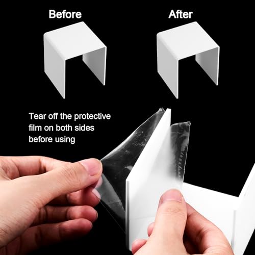 Chuangdi 20 Pcs Acrylic Display Risers, White Product Stand, Jewelry Display Riser Shelf Showcase Fixtures for Figure Dessert Cupcake Candy Action Showcase(White, Medium Set) - color: White, size: Medium Set