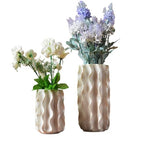 SEINHIJO Ceramic Flower Vase Modern Decor Sculpture Home Gift Statue for Tabletop Bookshelf Art 8.0 Inch - size: Large