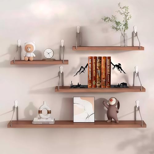 Western Cowboy Metal Bookends – Decorative Book Ends for Shelves, Heavy Duty Book Holders, Unique Vintage Bookends, Novelty Book Stoppers for Home Office Shelf Decor - color: Cow Boy